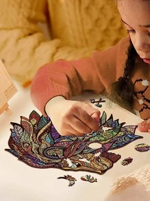 1入組獅子圖案七巧板 - 彩色 - 查看 6