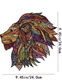 1入組獅子圖案七巧板 - 彩色 - 查看 7