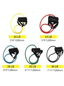 1入組TPE瑜伽健身張力器