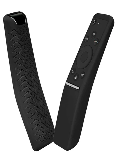 1pc Silicone Remote Control Protective Cover Compatible With Samsung Bn95 Series Tv Remote And Compatible With Samsung Bn59 Series Smart Tv Remote, Shockproof Protective Case Compatible With Samsung Curved Remote Control Back Skin Sleeve
