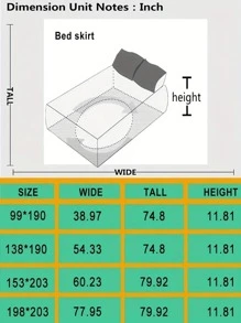床罩 - 墨綠色 - 查看 2