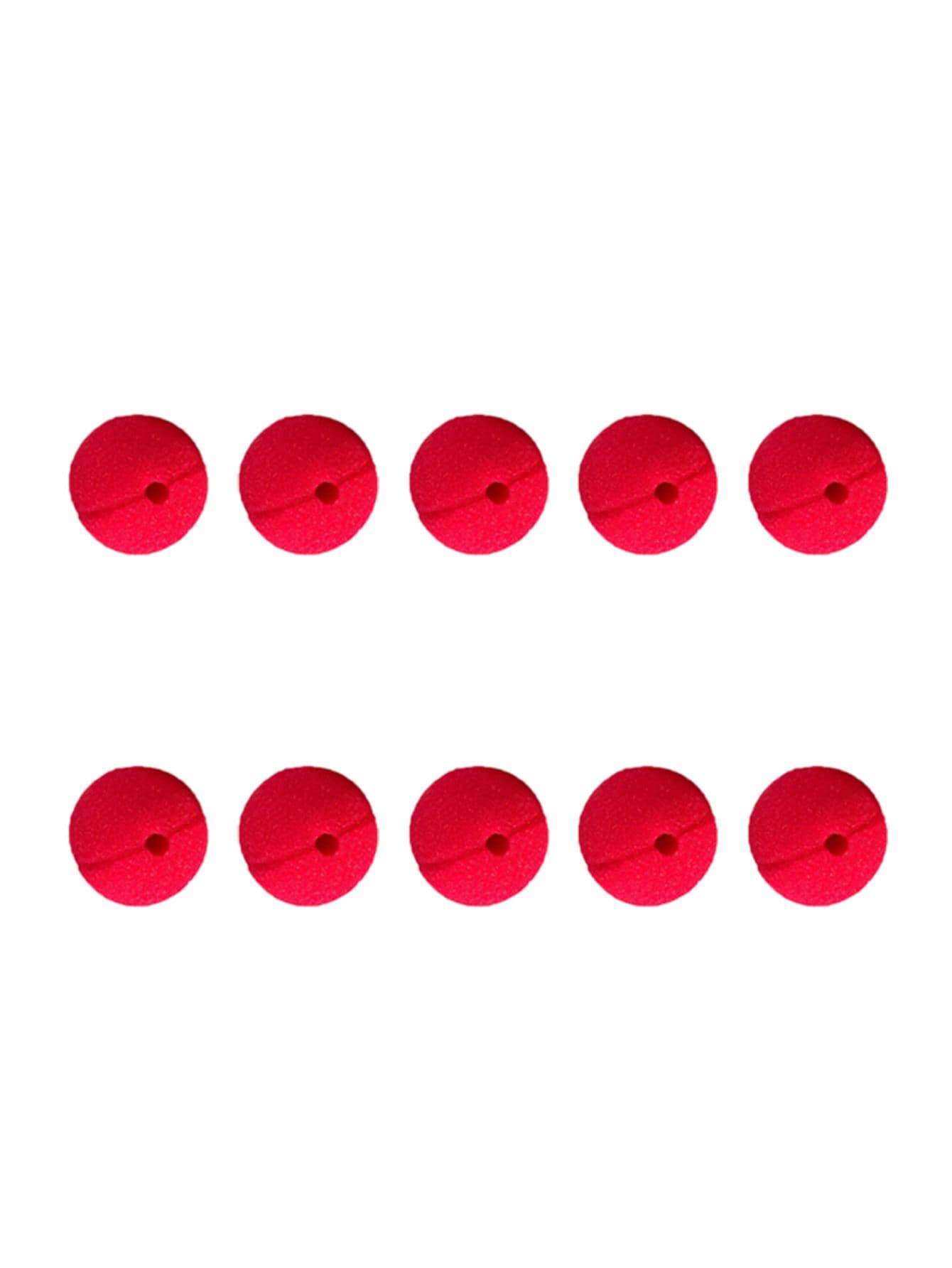 10 chiếc Mũi hề Xốp Đỏ Cosplay Trang Phục Hóa Trang Halloween Lễ Hội Trang Điểm Mũi hề Vật Dụng Trang Trí Tiệc Cưới, Giáng Sinh - Đỏ - Xem 1