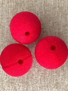 10 chiếc Mũi hề Xốp Đỏ Cosplay Trang Phục Hóa Trang Halloween Lễ Hội Trang Điểm Mũi hề Vật Dụng Trang Trí Tiệc Cưới, Giáng Sinh - Đỏ - Xem 2