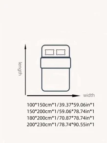 1pc Yf Pineapple Pattern Polyester Summer Quilt - Multicolor - View 4