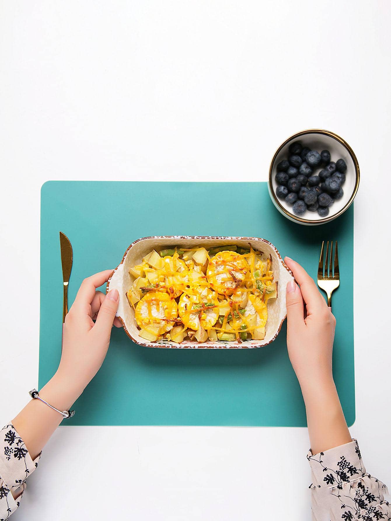 1 Đồng Màu Nơi Thảm Bắc Âu Hiện Đại Đồng Bằng Silicon Xanh Bàn Cho Nhà Bếp Bàn Ăn - màu xanh lá - Xem 1