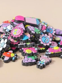 15pcs Random Cartoon Graphic DIY Jewelry Accessory - Multicolor - View 2