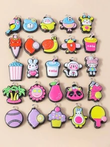 15pcs Random Cartoon Graphic DIY Jewelry Accessory - Multicolor - View 4