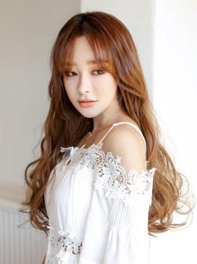 7JHH WIGS U 型半假发合成纤维机制假发延长片浅棕色大波浪卷发 - Light Brown - 查看 6