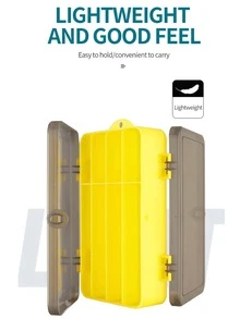 1pc Double-layer Fishing Tackle Box - Blue - View 7