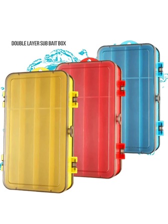 1入組雙層釣魚工具盒