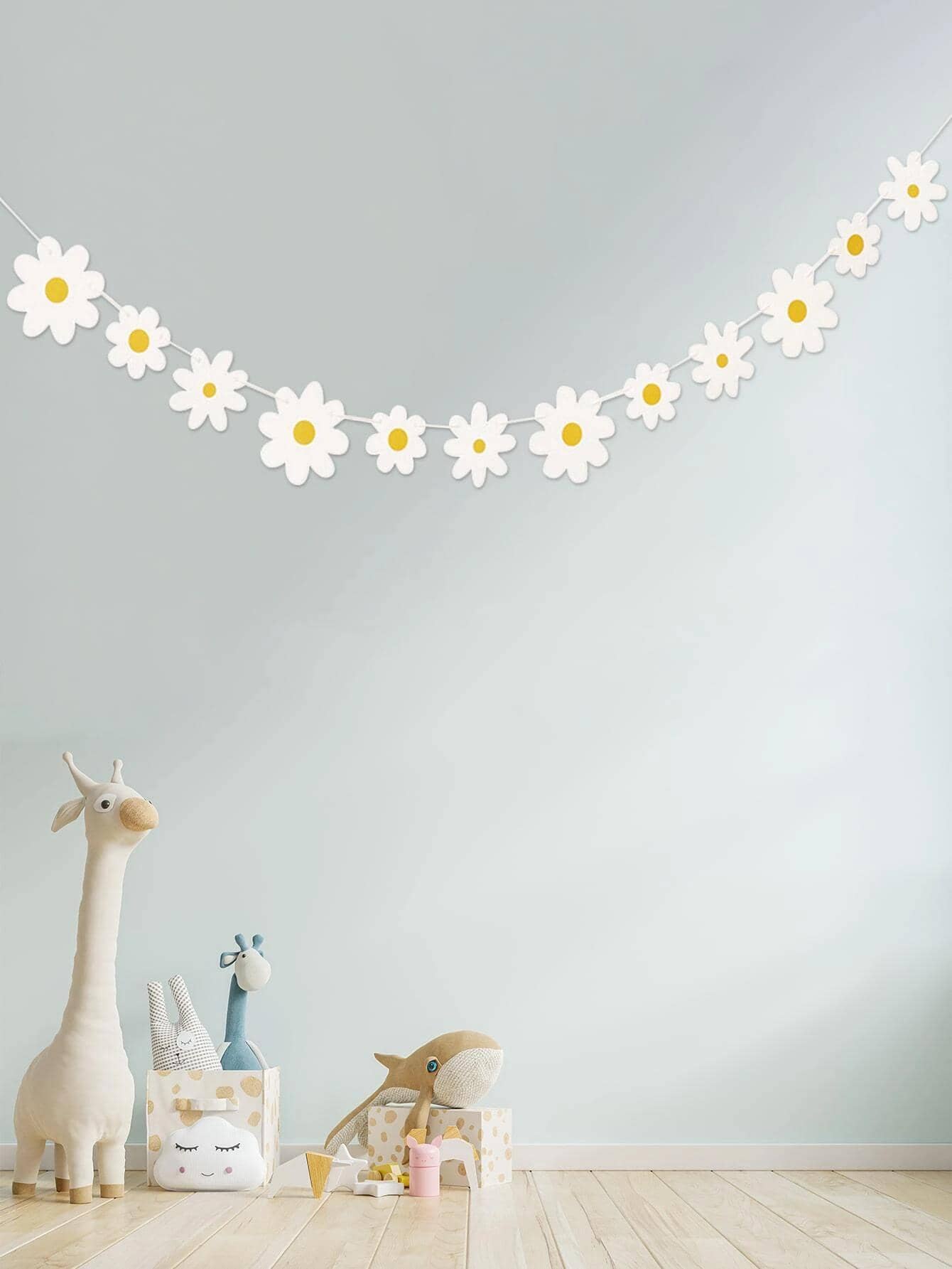 1 Pack Vibrant Daisy Boho Banner Decorations Festive Party Enhancer