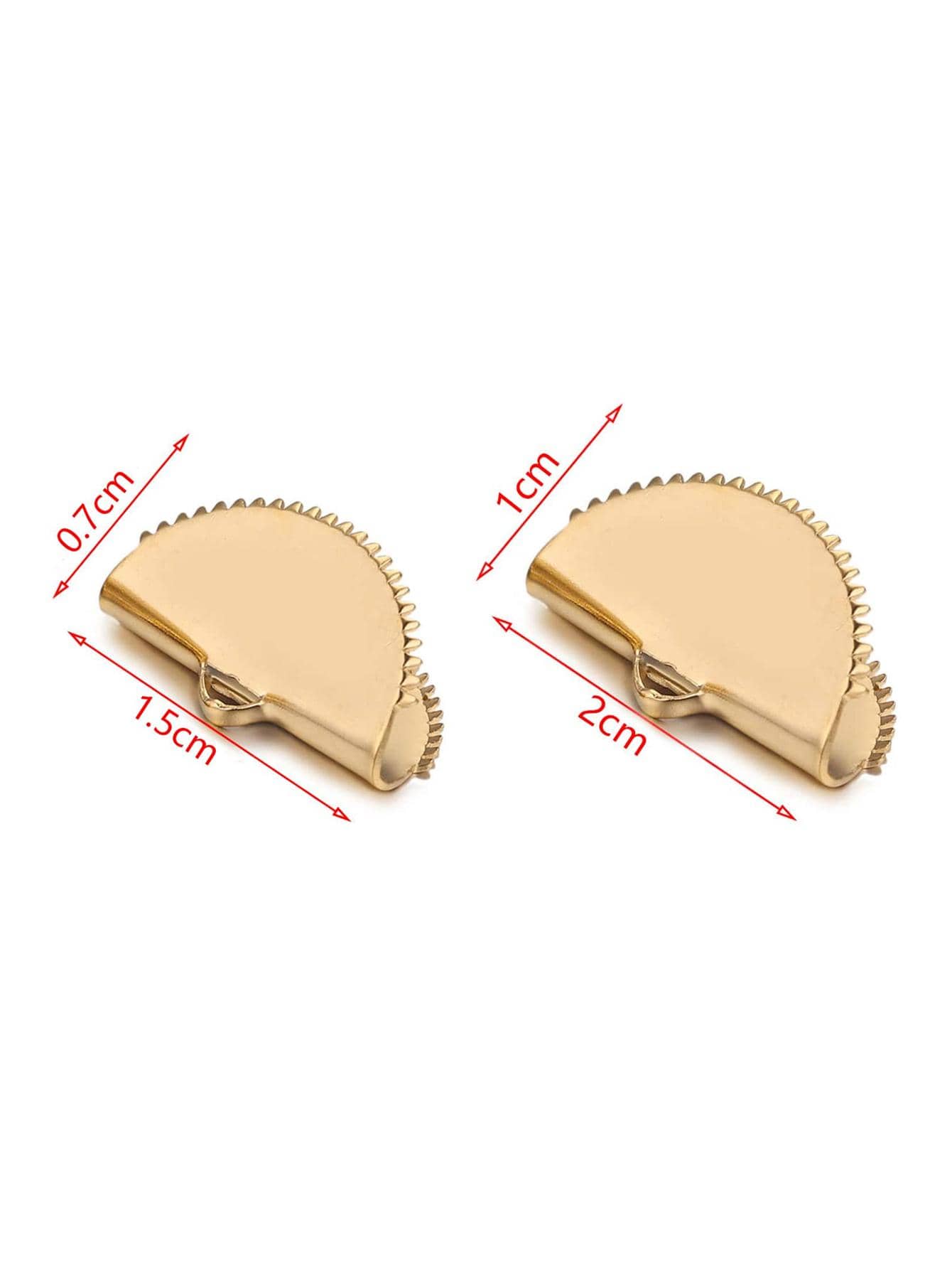 10pcs/set Fashion Stainless Steel Crimping DIY Accessory For Women For DIY Jewelry Making