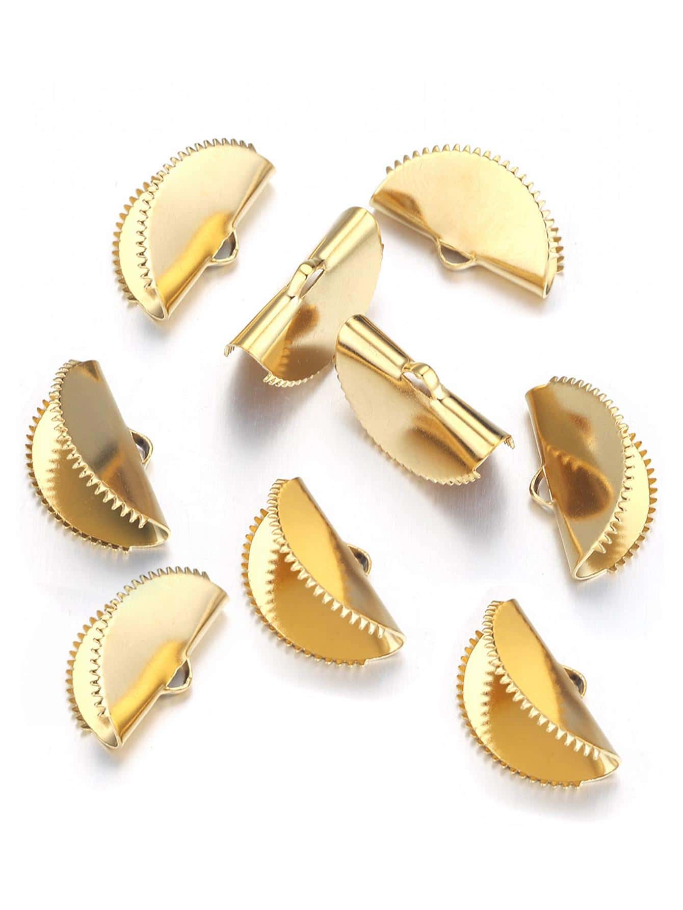 10pcs/set Fashion Stainless Steel Crimping DIY Accessory For Women For DIY Jewelry Making