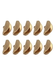10pcs/set Fashion Stainless Steel Crimping DIY Accessory For Women For DIY Jewelry Making