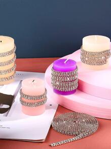 1pc Rhinestone Decor DIY Decoration - Rose Gold - View 2