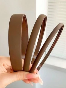 Multiple Pieces Minimalist Versatile Plastic Toothed Headbands ,Head Piece - Multicolor - View 3