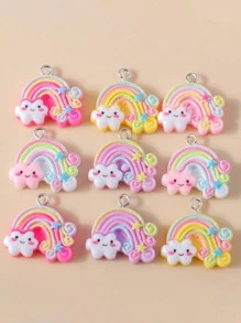 15入組隨機彩虹DIY吊墜 - 彩色 - 查看 6