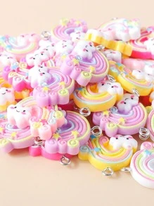 15入組隨機彩虹DIY吊墜 - 彩色 - 查看 1