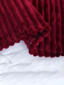 1 chiếc chăn len màu nâu sẫm, Kích thước: 100 × 150cm, Màu xám, Mềm mại, Sang trọng, Ấm áp và thoải mái, Thích hợp cho Ghế sofa, Giường, Ghế dài, Tua rua, Chăn lông cừu flannel - Cà phê nâu - Xem 7