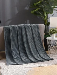 1 chiếc chăn len màu nâu sẫm, Kích thước: 100 × 150cm, Màu xám, Mềm mại, Sang trọng, Ấm áp và thoải mái, Thích hợp cho Ghế sofa, Giường, Ghế dài, Tua rua, Chăn lông cừu flannel - Cà phê nâu - Xem 2