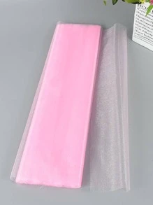 1入組素色網紗緞帶 - 粉色 - 查看 4