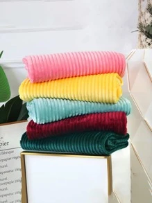 1pc Deep Blue Wool Sofa Blanket - 70x100 Suitable For Adults And Children, Light Champagne - Soft, Fluffy, Warm, Cozy - Great For Beds And Sofas - Navy Blue - View 8