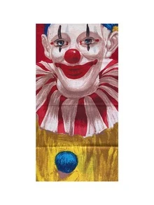 Sun Protective Anti UV Smile Joker Tube Bandana - Red and White - View 4