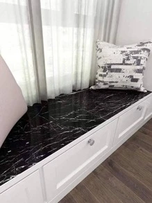 1roll Marble Pattern Waterproof Self-Adhesive Kitchen Sticker, Stickers, Wall Decal, Vinly Decal For Home Decorations, Spring Decoration Items Refresh Your Home, Festival Decoration Stickers Gifts Birthday Graduation