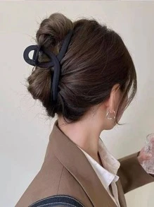 4 piezas de pinzas para el cabello de acabado mate de tamaño pequeño de 11 cm, tiaras informales, mordazas para el cabello, pinzas para el cabello - Multicolor - Ver 6