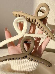 4 piezas de pinzas para el cabello de acabado mate de tamaño pequeño de 11 cm, tiaras informales, mordazas para el cabello, pinzas para el cabello - Multicolor - Ver 7