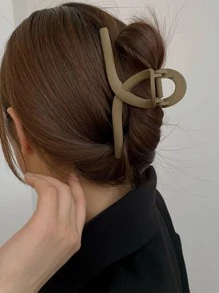 4 piezas de pinzas para el cabello de acabado mate de tamaño pequeño de 11 cm, tiaras informales, mordazas para el cabello, pinzas para el cabello - Multicolor - Ver 5