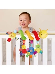 Activity Spiral Stroller Car Seat Lathe Hanging Bed Around Toys Baby Rattles Toy - 彩色 - 查看 2
