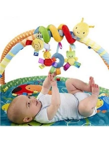 Activity Spiral Stroller Car Seat Lathe Hanging Bed Around Toys Baby Rattles Toy - 彩色 - 查看 3