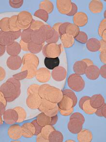 1pack Round Throwing Confetti - Rose Gold - View 1