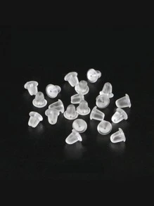 300入組/套時尚簡約DIY跳環和耳環掛鉤和耳環後塞女士用於DIY珠寶製作 - 香檳色 - 查看 3