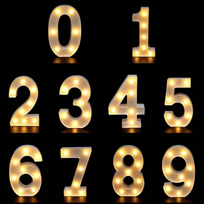 دعامة سيلفي لتزيين الحفلات بلاستيك حديث رقمي تصميم للحفلة قطعة واحدة