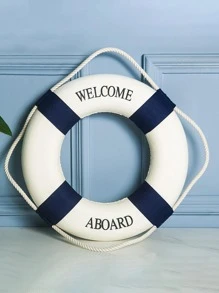 1 chiếc vòng treo tường bằng polyester, thiết kế hiện đại dùng để trang trí nhà cửa - Nhiều màu - Xem 3