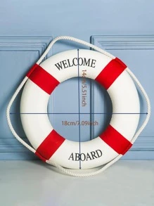 1 chiếc vòng treo tường bằng polyester, thiết kế hiện đại dùng để trang trí nhà cửa - Nhiều màu - Xem 7