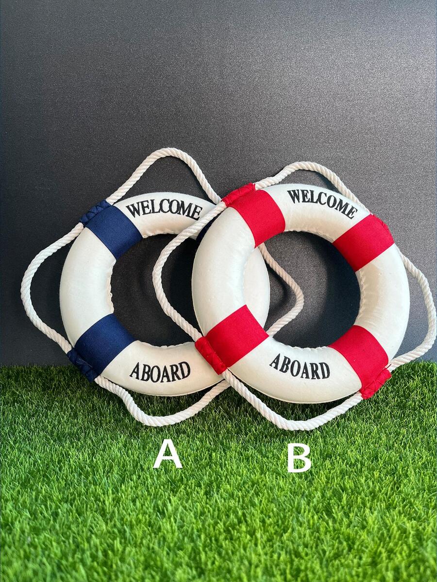 1 chiếc vòng treo tường bằng polyester, thiết kế hiện đại dùng để trang trí nhà cửa - Nhiều màu - Xem 1