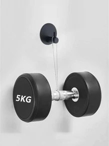1 móc treo tường hợp kim nhôm, móc treo tường màu tối giản cho gia đình - Bạc - Xem 2