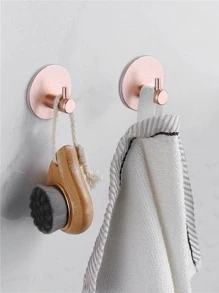 1 móc treo tường hợp kim nhôm, móc treo tường màu tối giản cho gia đình - Hoa hồng vàng - Xem 1