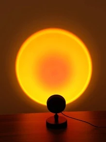 1入組PC投影燈現代日落設計家居燈