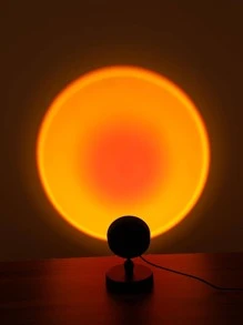 1入組PC投影燈現代日落設計家居燈