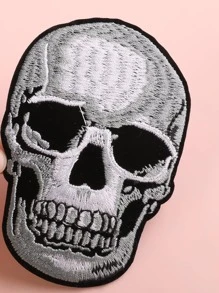 1 Stück Aufnäher mit Schädel Design, Modern Polyester für Zuhause