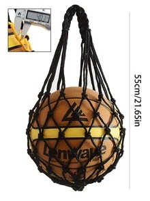 1pc Black Polyester Hollow Out Training Bag - Black - View 2