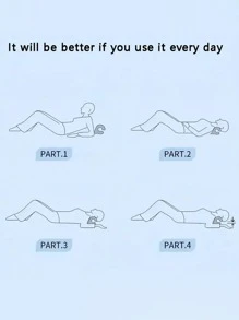 1 pieza Almohada verde relajación EVA Yoga - Verde - Ver 4