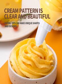 1set Piping Nozzle & Piping Gun - White - View 2