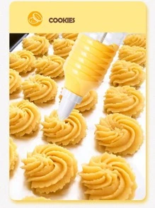 1set Piping Nozzle & Piping Gun - White - View 10