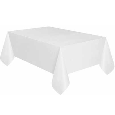 137x183cm Solid Color Disposable Tablecloth For Weddings, Christmas, Birthdays, Rectangular Table Cover