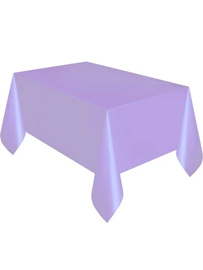 137x183cm Disposable Solid Color Tablecloth For Birthday Party, Wedding Or Decoration, Rectangle Shape,